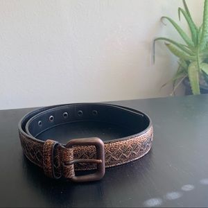 Bottega Venneta Woven Leather Belt Made In Italy